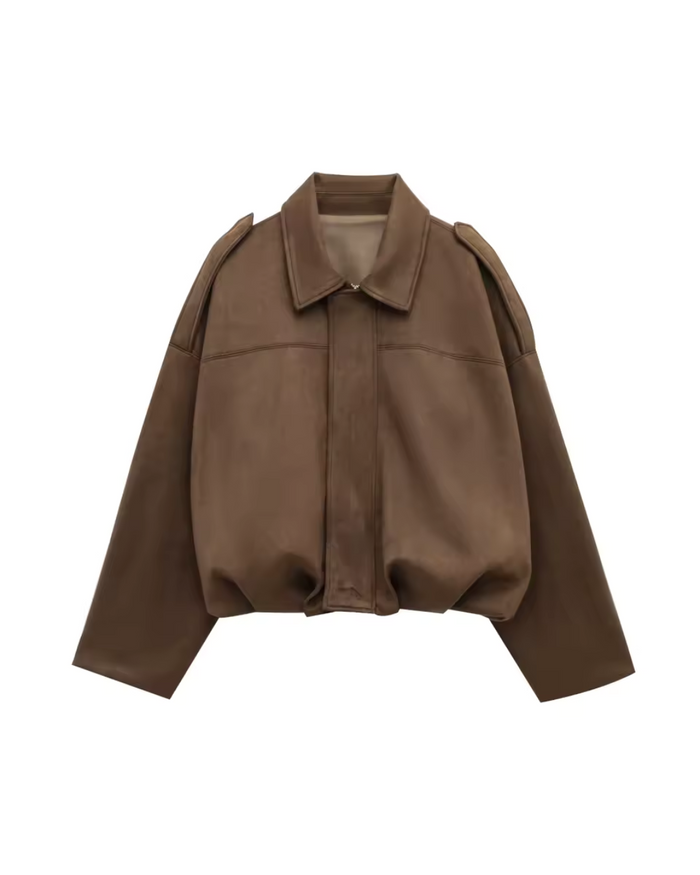 Angela | Women's Cropped Boxy Jacket
