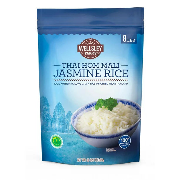 Wellsley Farms Thai Hom Mali Jasmine Rice, 8 lb.