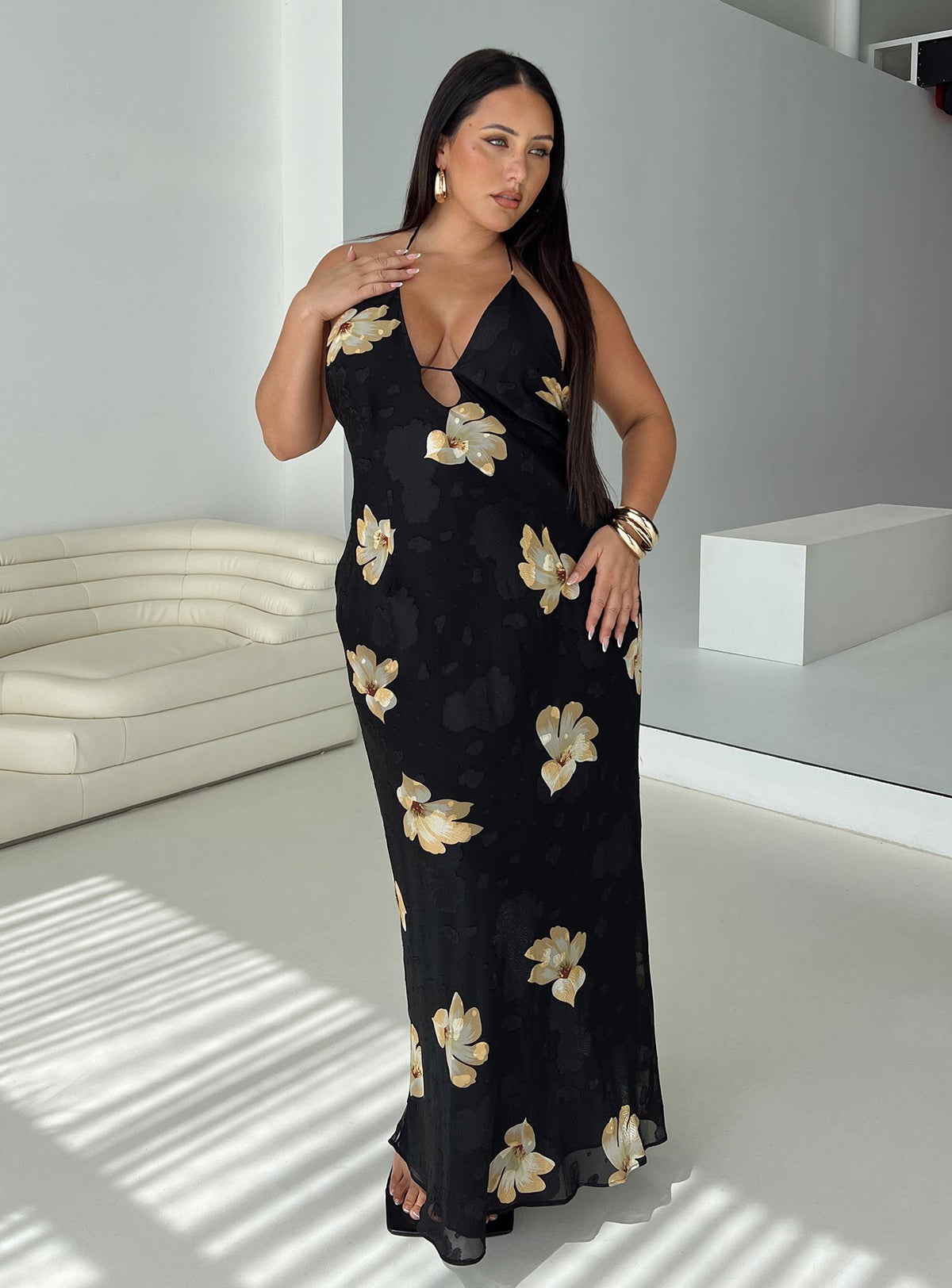 Yasminn Maxi Dress Multi Curve