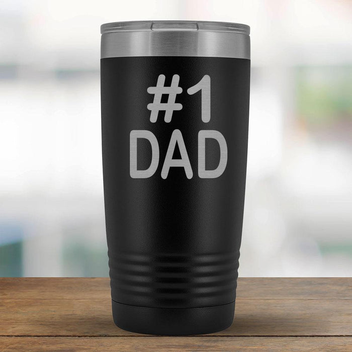 #1 DAD - 20oz Tumbler-KaboodleWorld