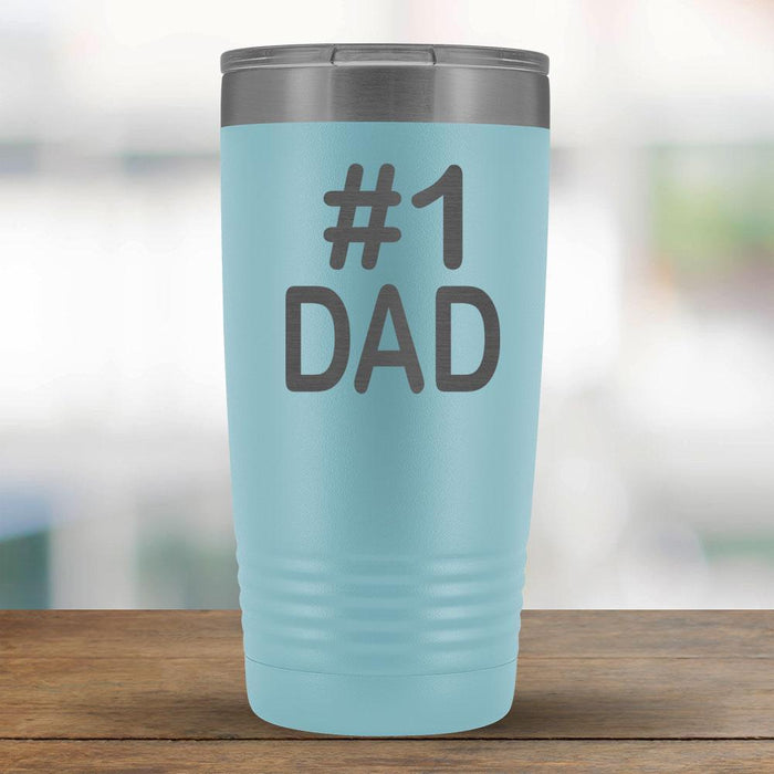 #1 DAD - 20oz Tumbler-KaboodleWorld