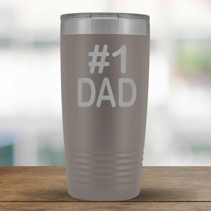 #1 DAD - 20oz Tumbler-KaboodleWorld