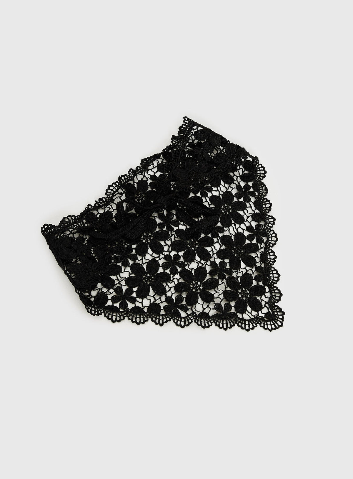 Lilibette Crochet Hair Bandana Black