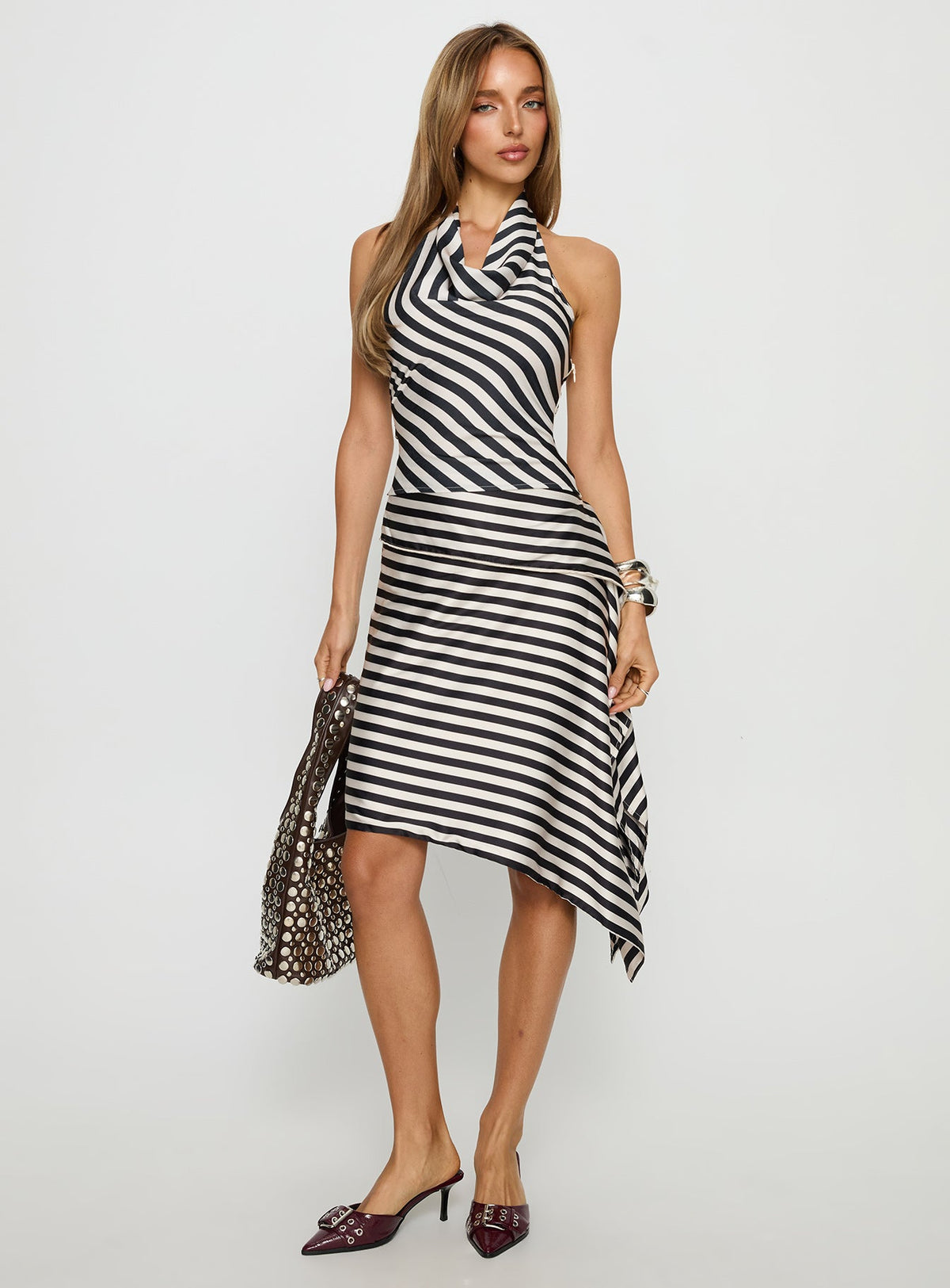 Heritage Halter Top Cream Stripe