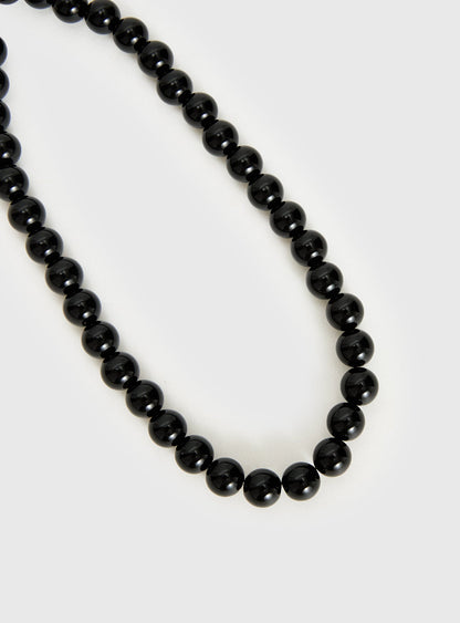 Orlynn Beaded Necklace Black