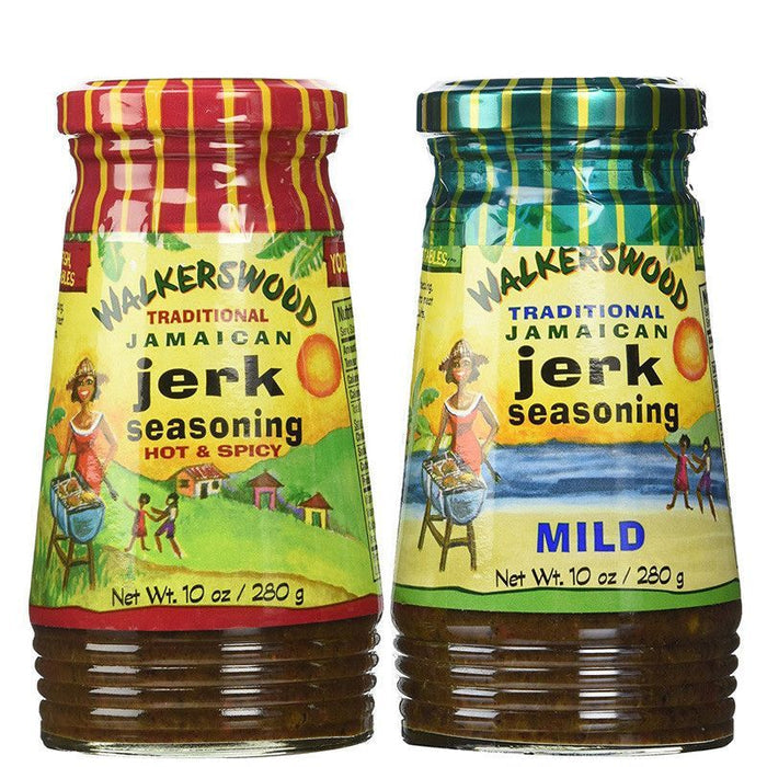 2PACK JAMAICAN JERK SEASONING -1 Mild & 1 HOT & SPICY