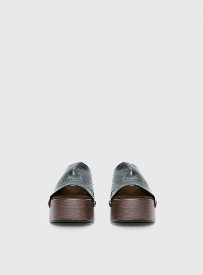 Therapy Imani Platform Sandals Black