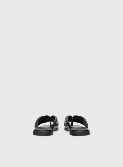Rylin Puff Thong Sandals Black