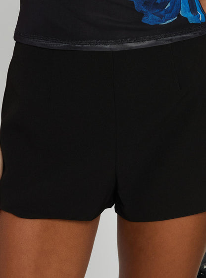 Film Noir Tailored Shorts Black
