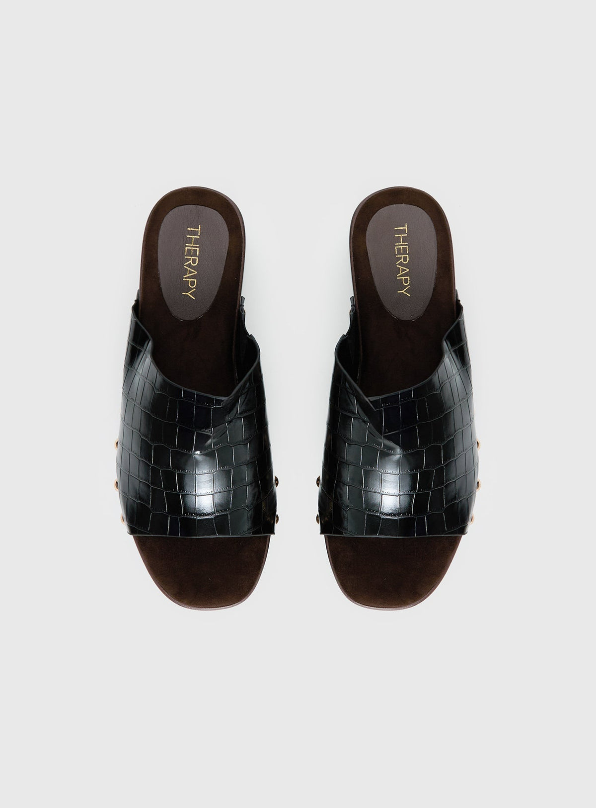 Therapy Imani Platform Sandals Black