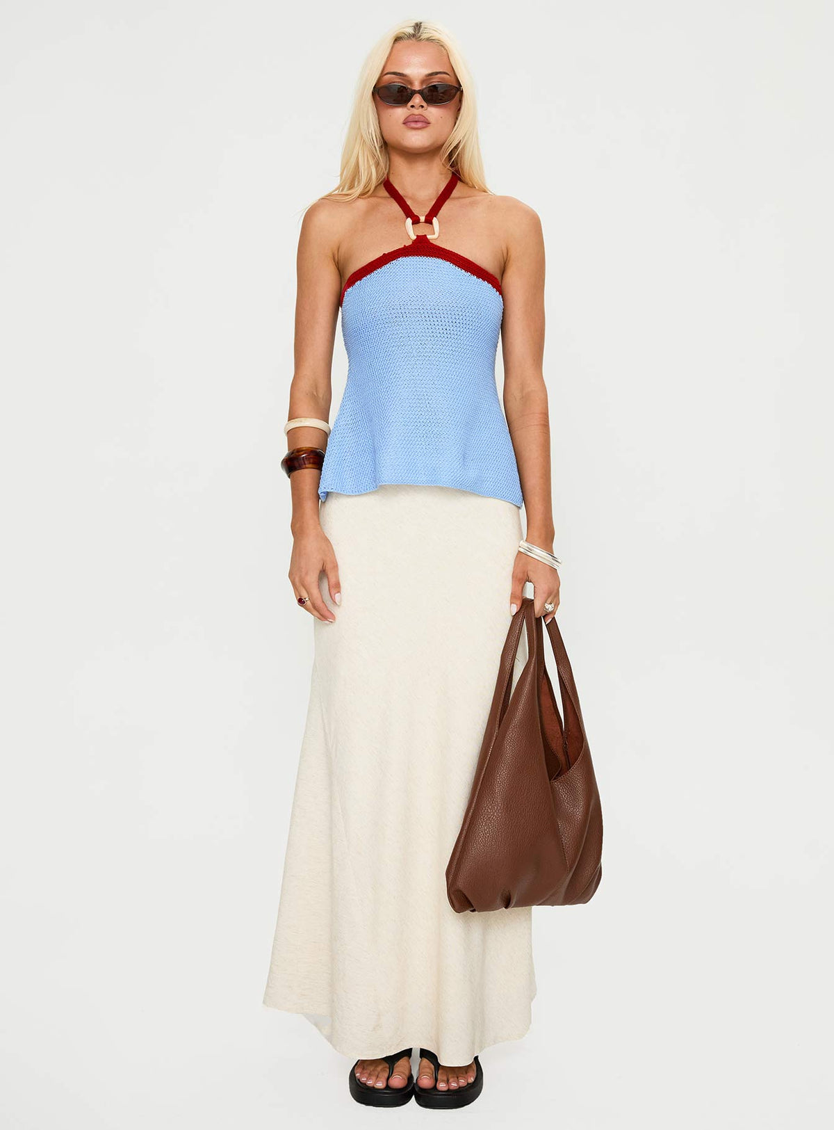 Contradiction Hardware Detail Top Blue