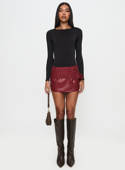 Quinby Backless Long Sleeve Bodysuit