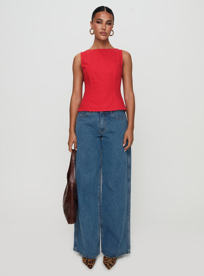Lilitina Top Red