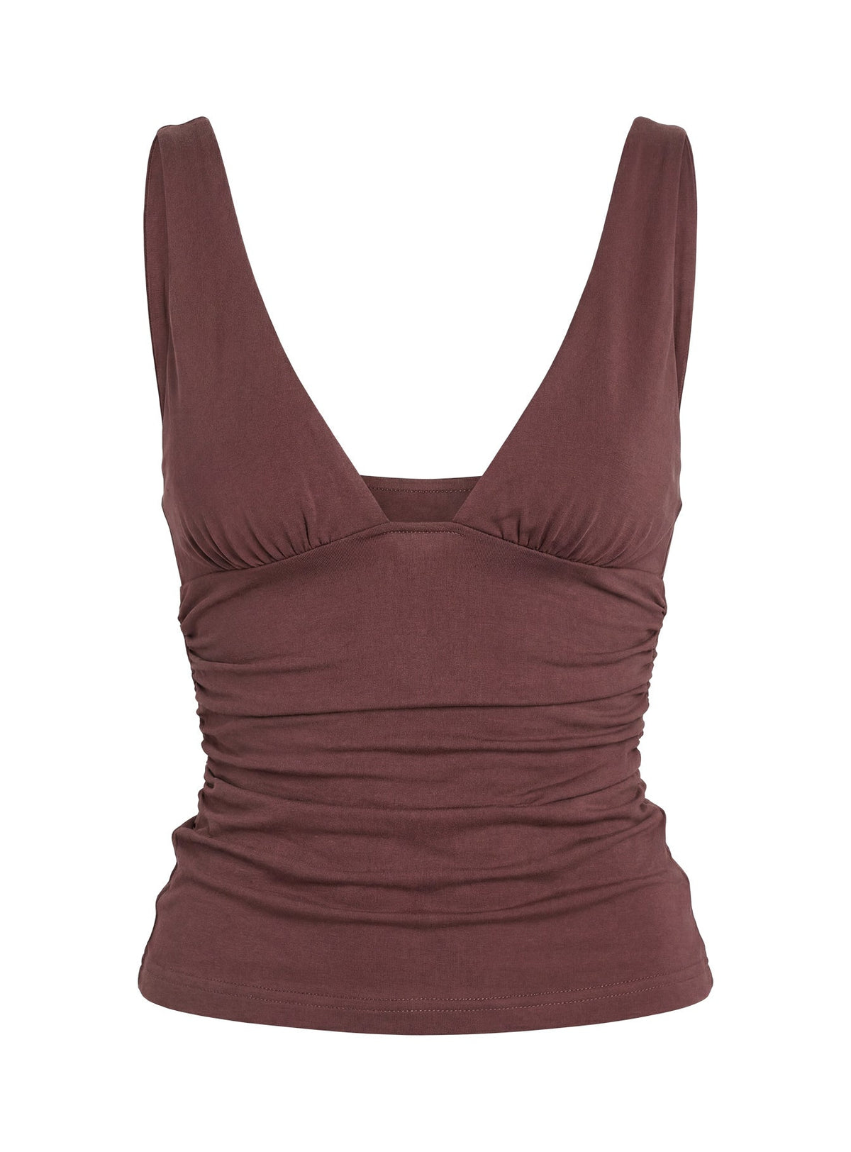Sublime Ruched Top Brown