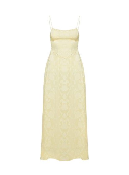 South Of France Maxi Dress Yellow Petite