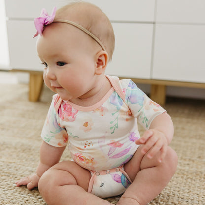 Short Sleeve Bodysuit - Bloom