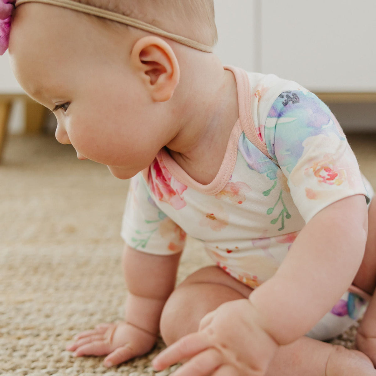 Short Sleeve Bodysuit - Bloom