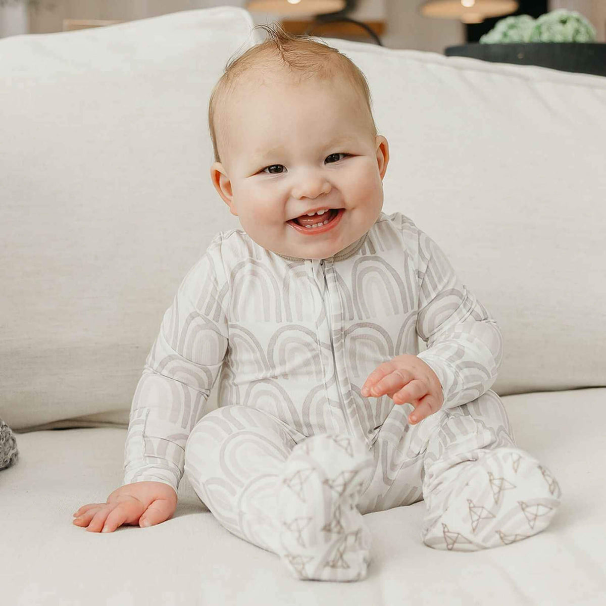 Zip-Up Footie Pajama - Bliss