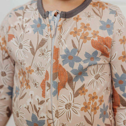 Zip-Up Footie Pajama - Eden