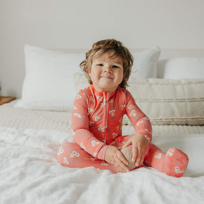 Zip-Up Footie Pajama - Elmo