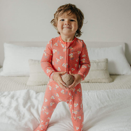 Zip-Up Footie Pajama - Elmo