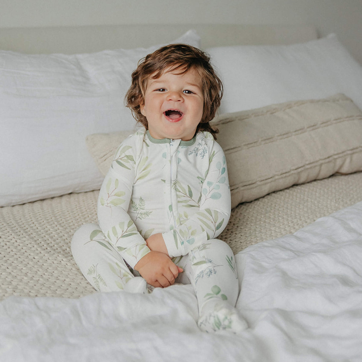 Zip-Up Footie Pajama - Haven