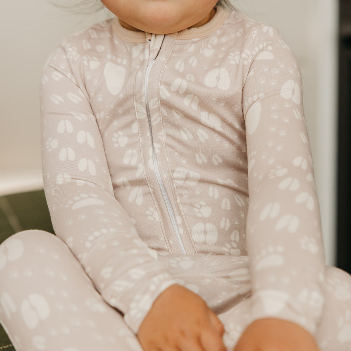 Zip-Up Footie Pajama - Tracker