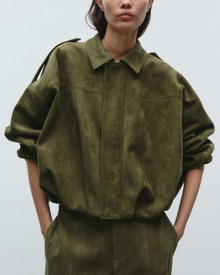 Angela | Women's Cropped Boxy Jacket