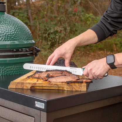BIG GREEN EGG - 12" Brisket Slicing Knife with Protective Cover