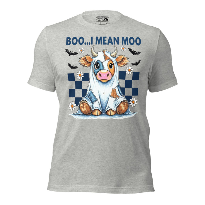 Spooky season Highland cow shirt with ghost costume