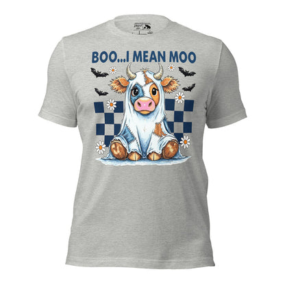 Spooky season Highland cow shirt with ghost costume