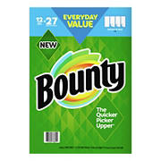 Bounty Select-A-Size Bulk Rolls Paper Towels, White, 12 ct