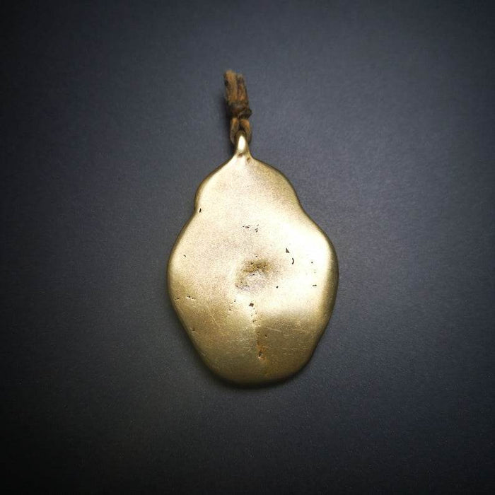 Buddhist Protective Pendant,Cross Vajra Amulet, 50 years old - Tibetan Buddhist amulet, view 4