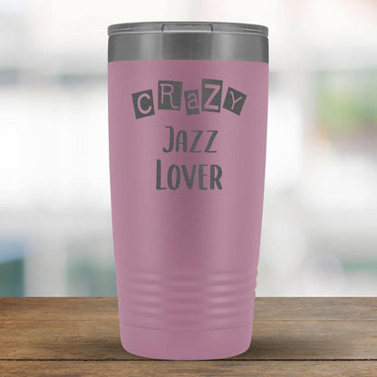 Crazy Jazz Lover - 20oz Tumbler-KaboodleWorld