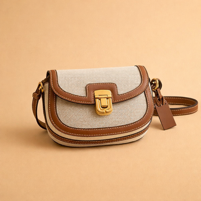 Danie | Women’s Structured Saddle Crossbody Bag for Effortless Chic