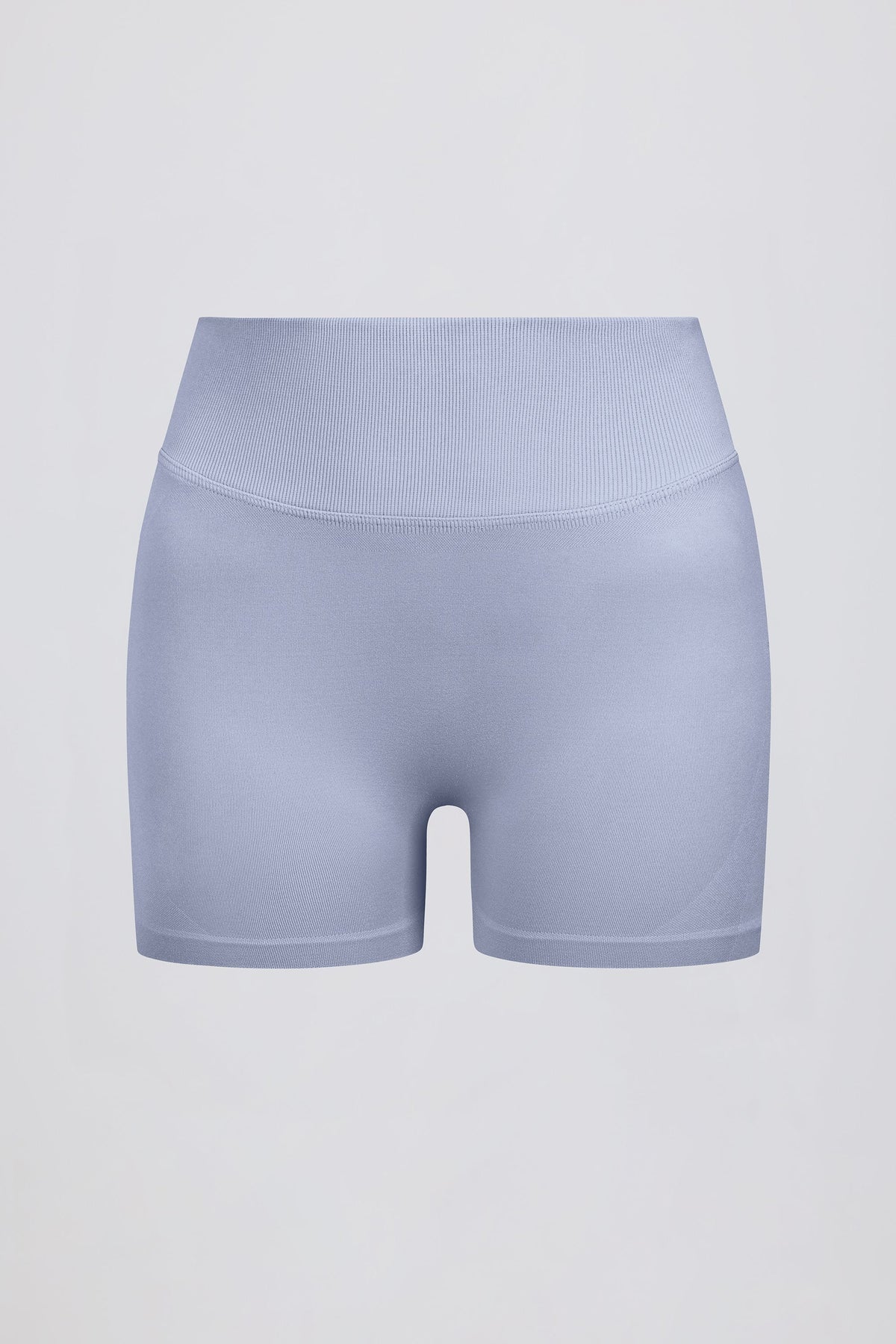 Define Luxe Mini Shorts in Blue Grey