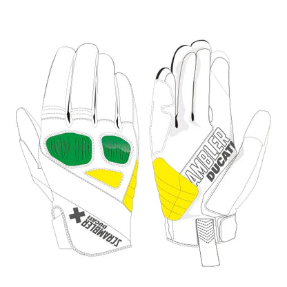 Ducati Scrambler - Overland 2 Men's Fabric Gloves - 98104027 Performance Genuine