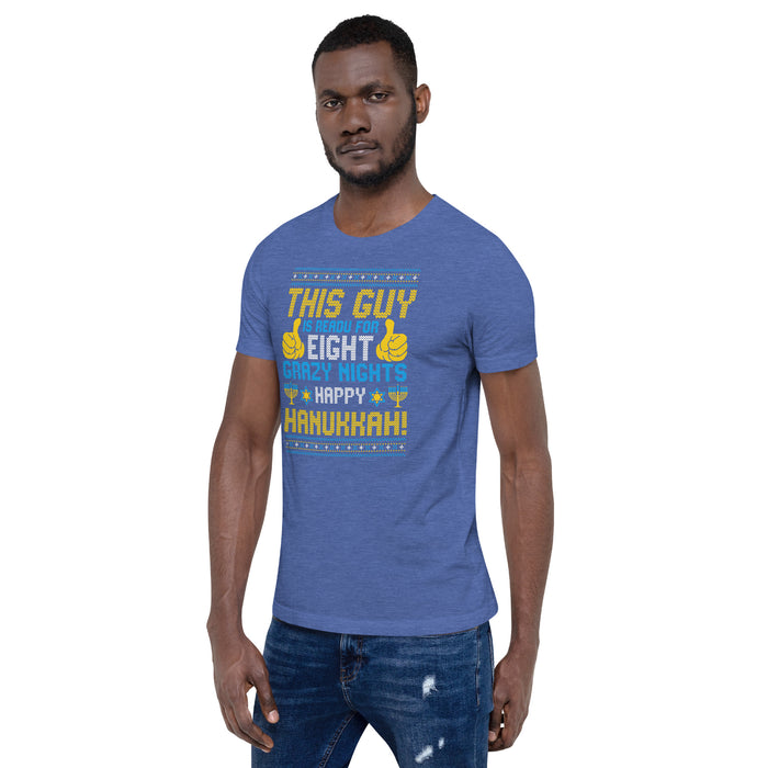 Holiday party Hanukkah shirt for men who love Jewish traditions