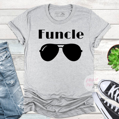 Funcle shirt with aviator glasses funny design