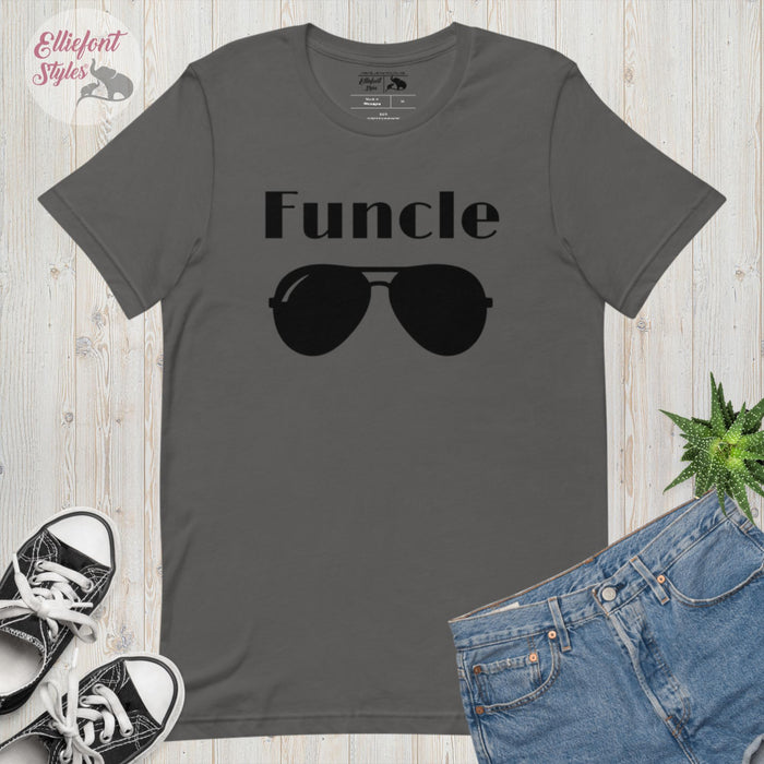 Funcle graphic tee holiday gift idea for uncles