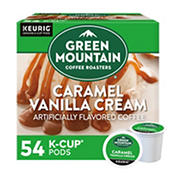 Green Mountain Coffee Caramel Vanilla Cream K-Cup Pods, 54 ct