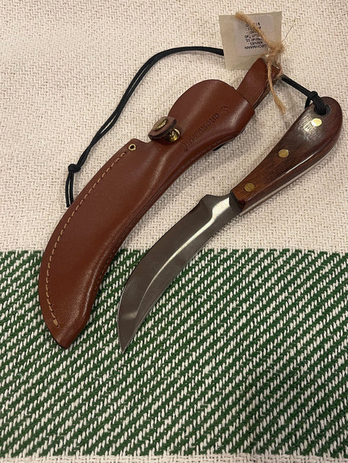 GROHMANN HUNTING -SKINNER -R101S, Button Tab Sheath/RSWD - $133.00