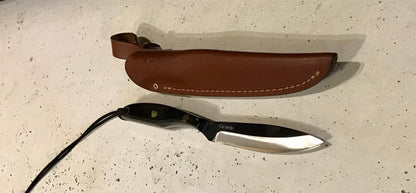 GROHMANN HUNTING KNIVES TROUT AND BIRD - W2S #2 Trout & Bird SS Reg Open Sheath Water Buffalo Horn -  $174.00