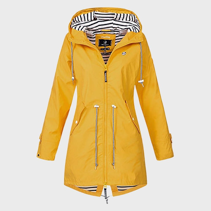Kathy | Women's Longline Hooded Rain Jacket