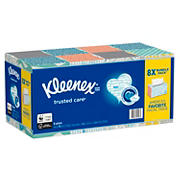 Kleenex Trusted Care Everyday Facial Tissues, 190 ct. 8 pk