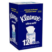 Kleenex Ultra Soft Facial Tissues, 65 ct. 12 pk
