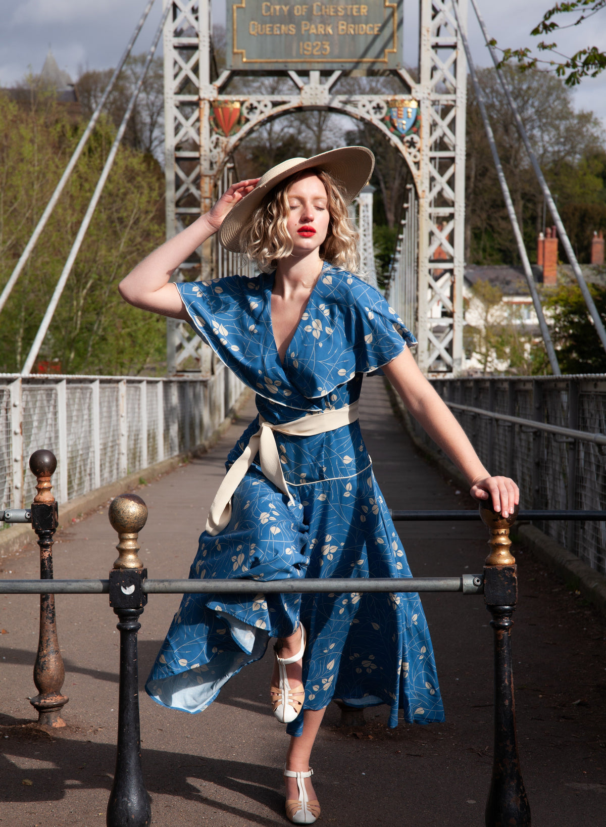 1930s 'Bessie' Wrap Beach Pyjama  - Eden