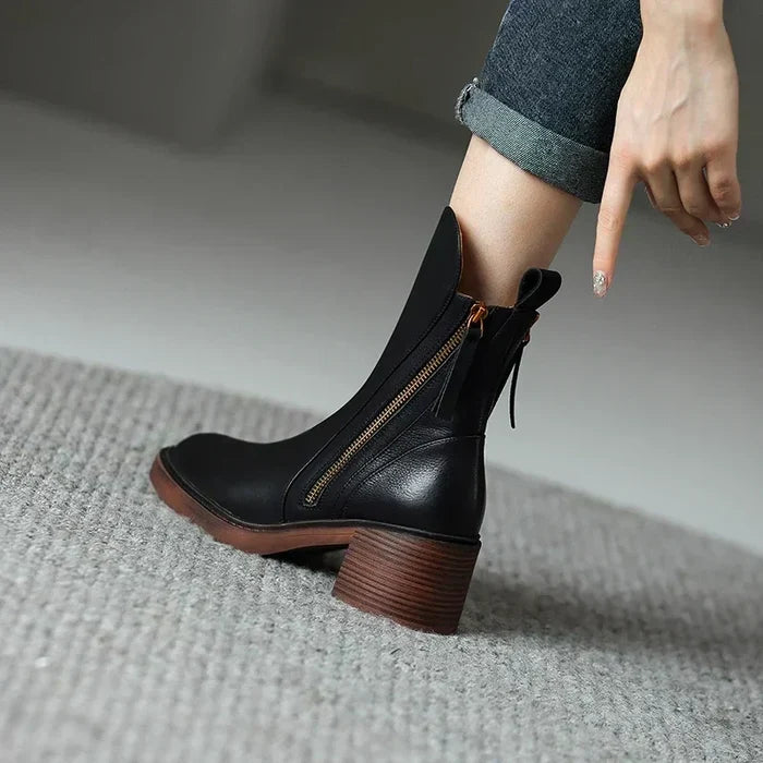 Margaret™ Elegant Leather Boots