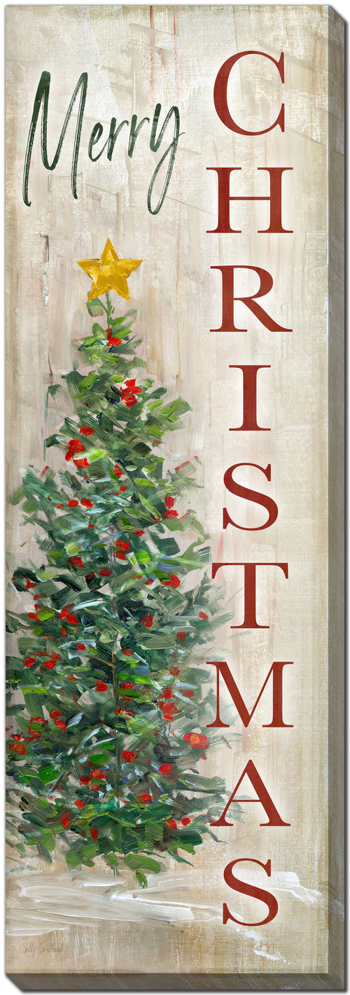 Merry Christmas Sign Canvas Print