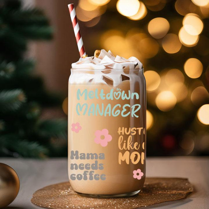 16 oz motivational tumbler with quotes for moms, perfect for Mother’s Day or everyday encouragement.